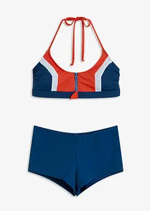 Halterneck-bikini med glidelås (2-delt sett), bonprix