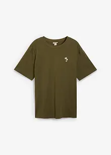 T-skjorte med trykk på ryggen, Loose Fit, bonprix