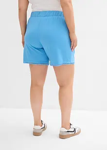 Jerseyshorts i viskosemiks med komfortlinning og blonder, bonprix