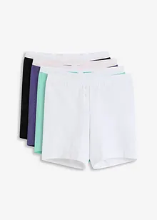 Middels lang boxershorts til dame i økologisk bomull (4-pack), bonprix