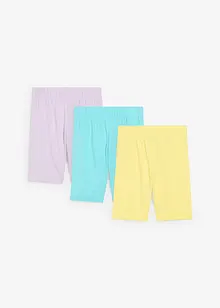 Sykkelbukse i elastisk bomullsmiks (3-pack), bonprix