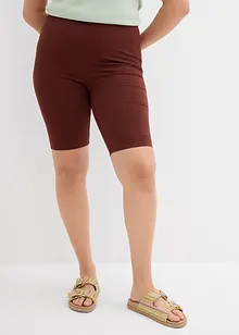 High Waist-sykkelbukse av ribbet jersey, bonprix