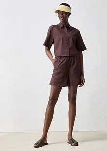 Shorts med silke, bonprix