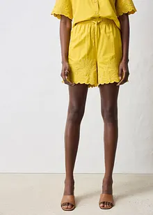 Shorts med silke, bonprix
