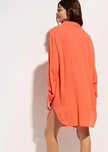 Lang strandbluse i lett viskose, bonprix