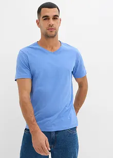 T-skjorte med V-hals (3-pack), bonprix