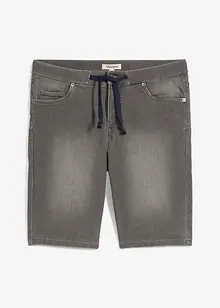 Bermudashorts i sweat-denim look med komfortsnitt, Regular Fit, bonprix