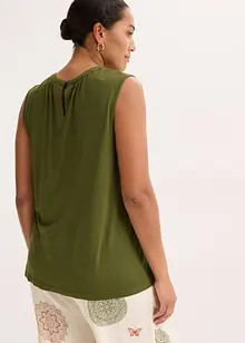 Blusetopp i jersey, bonprix