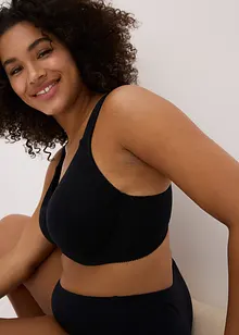 Minimizer T-skjorte-BH uten bøyle, med økologisk bomull (2-pack), bonprix