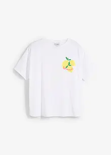 Oversized topp i 100% økologisk bomull, bonprix