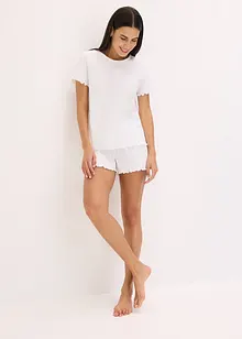 Pointelle jersey pyjamas, bonprix