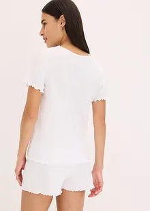 Pointelle jersey pyjamas, bonprix