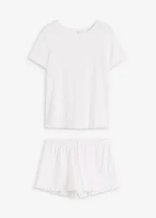 Pointelle jersey pyjamas, bonprix