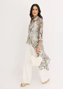 Lang chiffonbluse, bonprix