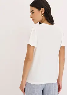 Topp med viskose og knapper, bonprix