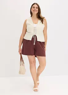 Shorts med lin, bonprix