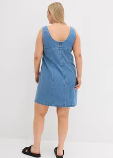 Jeanskjole i økologisk bomull med stretch, bonprix