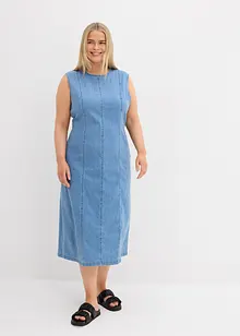Jeanskjole i økologisk bomull med stretch, bonprix