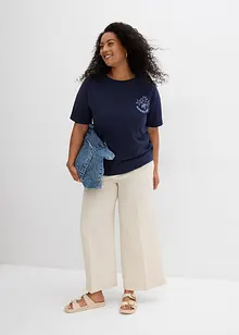 Topp i 100% bomull og boxy modell, bonprix