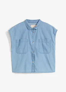 Jeansbluse i lett denim, bonprix