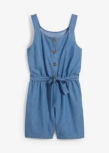Jeans-jumpsuit i fint fallende bomull, bonprix