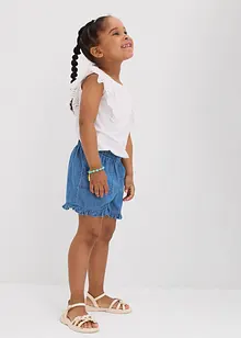 Jeansshorts i lett bomull, bonprix