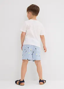 T-skjorte og shorts i økologisk bomull (2-delt sett), bonprix