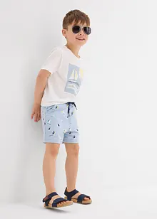 T-skjorte og shorts i økologisk bomull (2-delt sett), bonprix