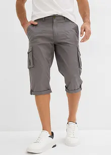 Lang bermudashorts med cargolommer, Regular Fit, bonprix