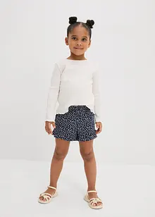 Jerseyshorts i 100% økologisk bomull (3-pack), bonprix