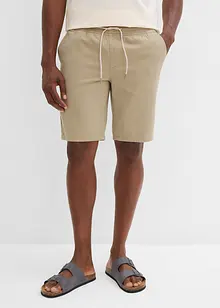 Pull on-bermudashorts i 100% bomull, Regular Fit, bonprix