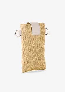 Liten skulderveske i strålook, bonprix