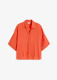 Kort strandbluse i lett viskose, bonprix