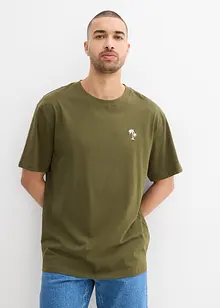 T-skjorte med trykk på ryggen, Loose Fit, bonprix