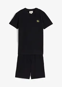 T-skjorte og shorts i økologisk bomull (2-delt sett), bonprix