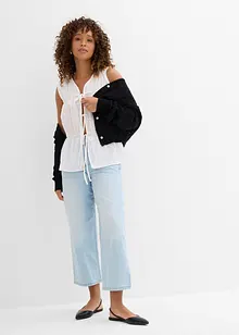Baggy-jeans Mid Waist, supersoft, cropped, bonprix