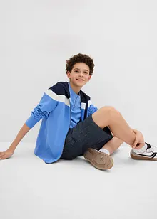 Lang cargoshorts i Chambray-materiale, Regular Fit, bonprix