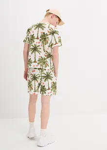 T-skjorte i piké og shorts i økologisk bomull (2-delt sett), bonprix