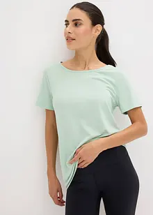 Lang treningstopp med utringning i ryggen, bonprix