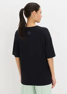 Oversized treningstopp med bomull, hurtigtørkende, bonprix