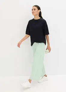 Oversized treningstopp med bomull, hurtigtørkende, bonprix