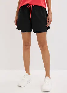 2-i-1-treningsshorts i ultralett materiale, bonprix