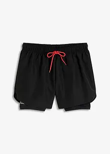 2-i-1-treningsshorts i ultralett materiale, bonprix