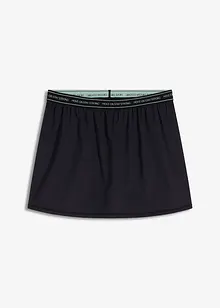 Ultralett treningsskjørt med integrert shorts, bonprix