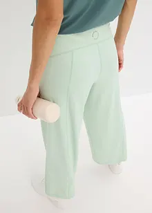 Behagelig capri-treningsbukse med vide ben, bonprix