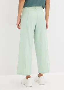Behagelig capri-treningsbukse med vide ben, bonprix