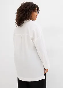 Skjortebluse i lett viskosemiks, bonprix