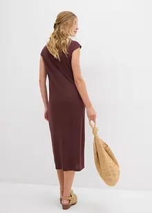 Midikjole i strikket look, bonprix