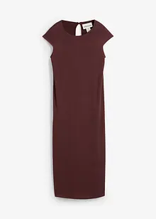 Midikjole i strikket look, bonprix