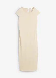 Midikjole i strikket look, bonprix